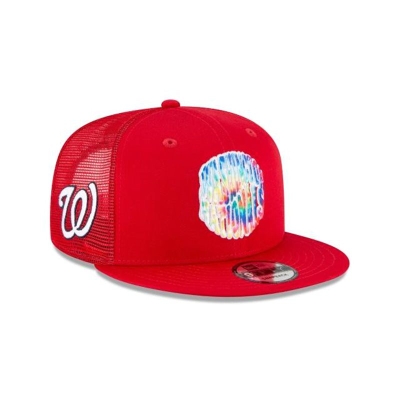 Washington Nationals Gorra | New Era MLB Groovy 9fifty Snapback Cap Mexico - Rojos